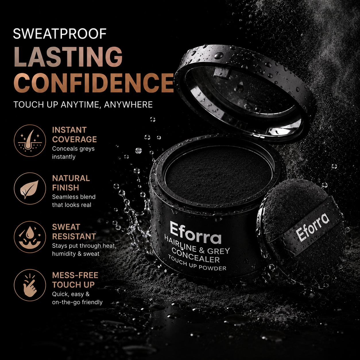 Eforra™ Hairline Powder (Black)