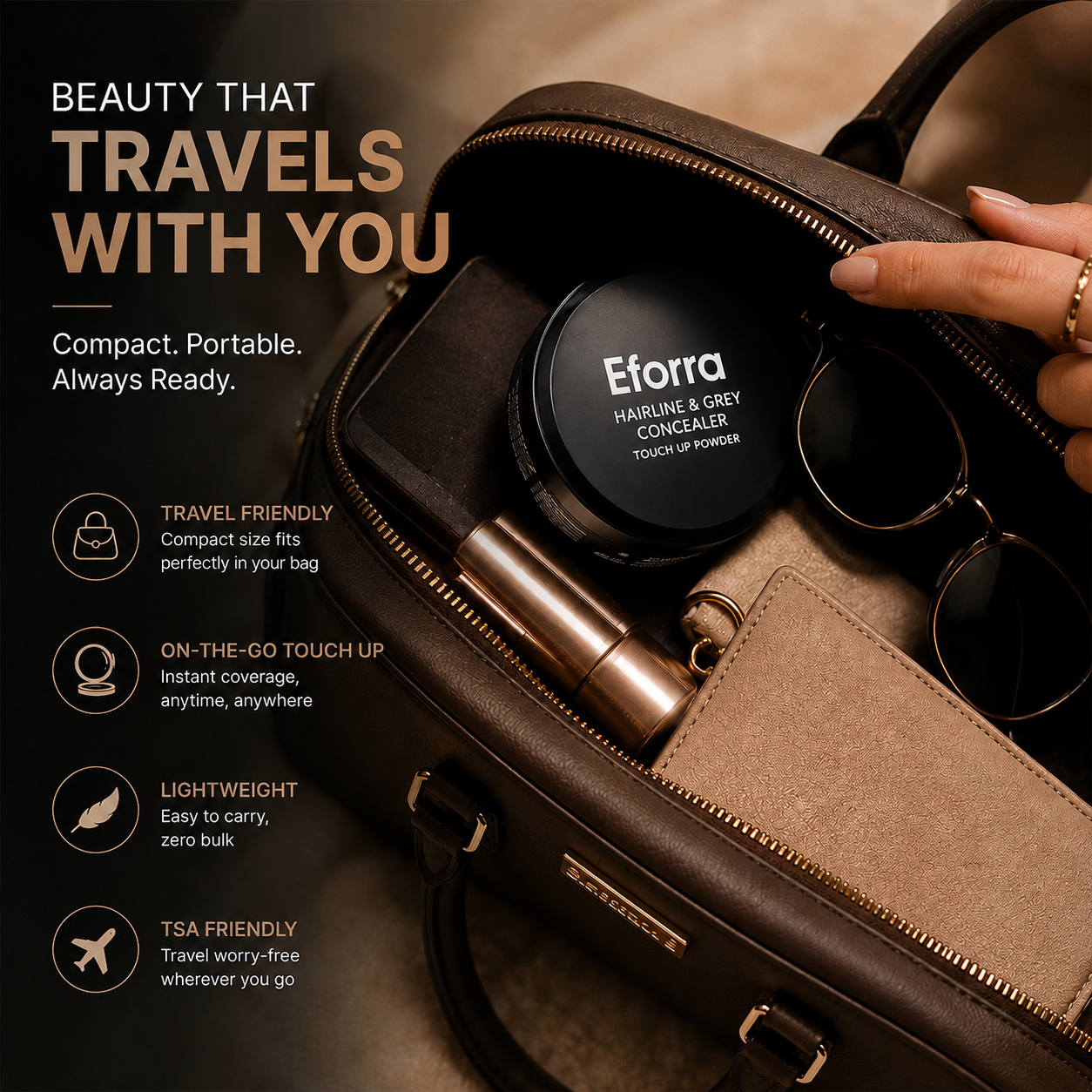Eforra™ Hairline Powder (Black)