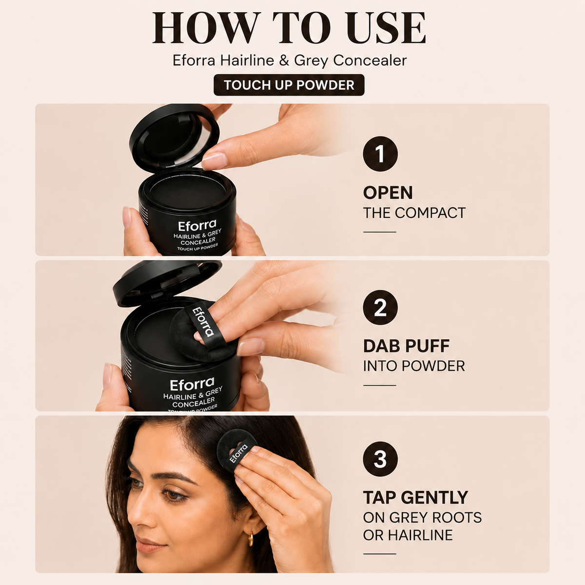 Eforra™ Hairline Powder (Black)