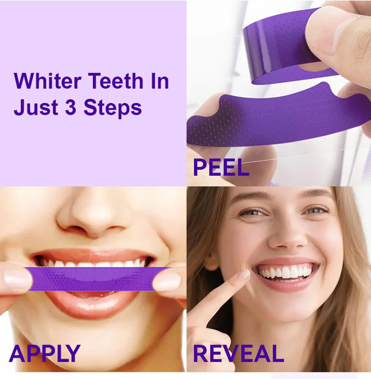 Eforra™ Purple  Teeth Whitening Strips